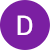 profile picture from Google - a purple circle with a letter "D" in the center
